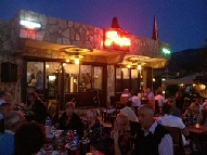 A Warm Evening Dining In Pasa Restaurant In Akbuk