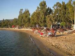 Beach In Akbuk In Turkey